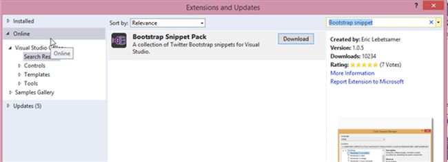 Visual Studio Tools For Bootstrap